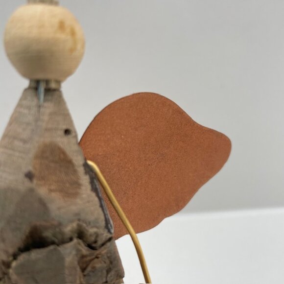 Natural Drift Wood Angel Ornament - Picture 3 of 5